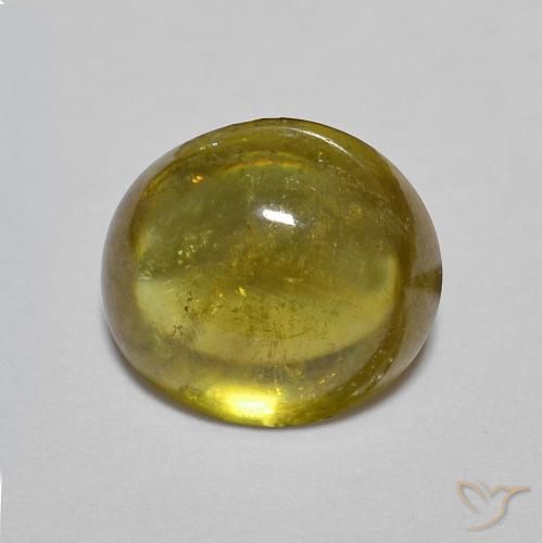 1.88ct Natural Earthy Gold Sphene, Oval, Transparent