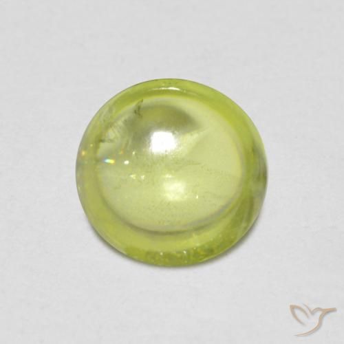 0.94ct Natural Bright Green Sphene, Oval, Transparent