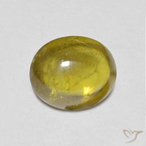 1.03ct Natural Medium Golden Brown Sphene, Oval, Transparent