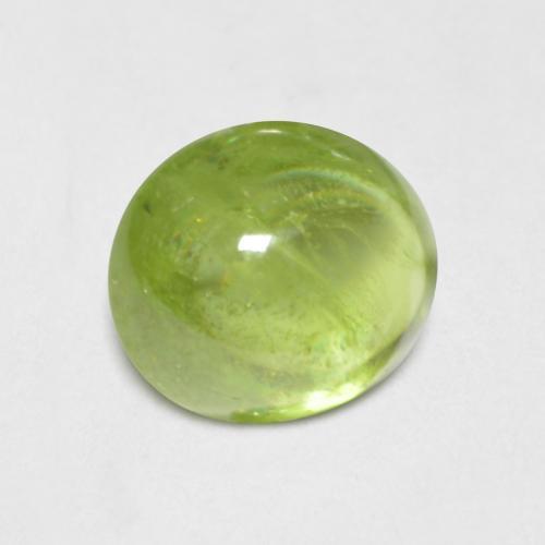Sphène Ovale en damier des États-Unis 1,46 ct, dimension 6,7 x 5,8mm, pureté Transparent, pierre gemme naturelle Non traité, 1 pièce de sphène de couleur Vert clair, dureté Mohs de 5 à 5.5, Photo A