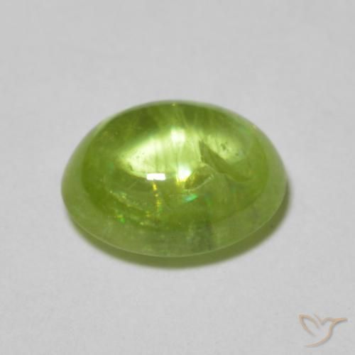 Sphene Gemstone in 7.2 x 5.9 mm Size for Sale, Sphene Stone in Light Lively Green Color