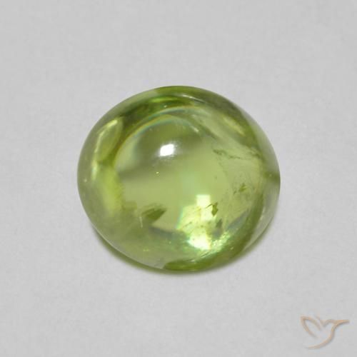 1.15ct Natural Bright Green Sphene, Oval, Transparent