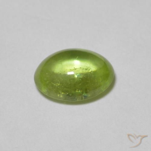 Sphene Gemstone in 6 x 4.6 mm Size for Sale, Sphene Stone in Bright Green Color
