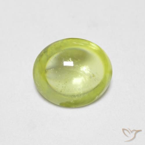 0.75ct Natural Lime Green Sphene, Oval, Transparent