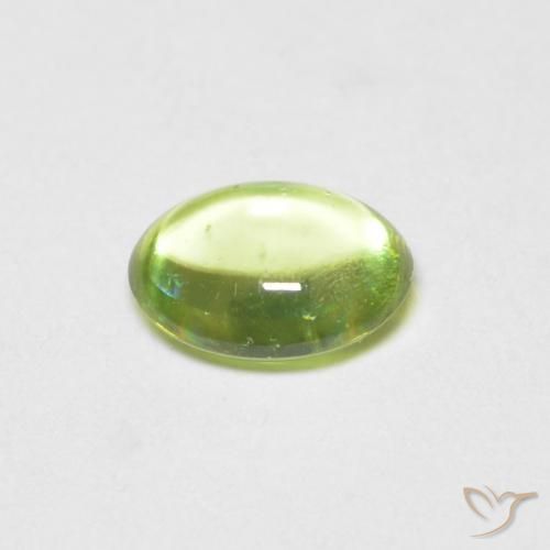 Sphene Gemstone in 5.8 x 4.5 mm Size for Sale, Sphene Stone in Lively Yellowish Green Color