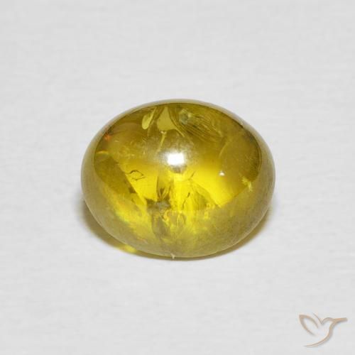 2.79 ct Yellow Sphene, 8.8 x 7.3 mm Oval Cut From Sri Lanka, Photo A