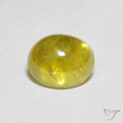 2.51ct Natural Pineapple yellow Sphene, Oval, Transparent