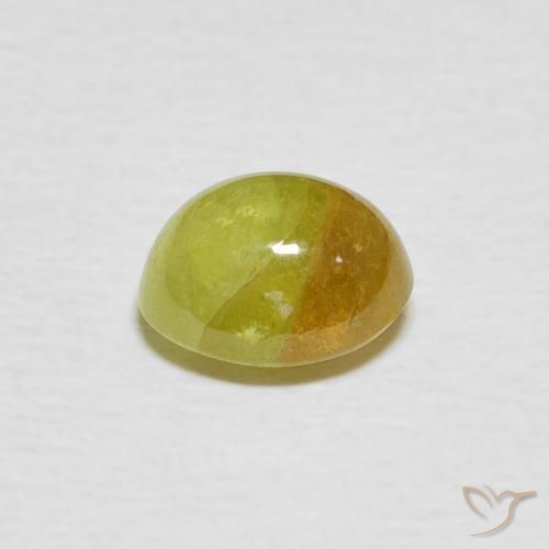 Sphene Gemstone in 6.9 x 5.8 mm Size for Sale, Sphene Stone in Pale Yellow Color