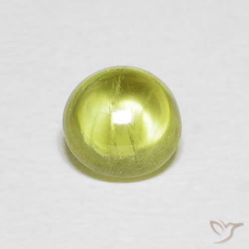 1.18ct Natural Warm Earthy Green Sphene, Oval, Transparent