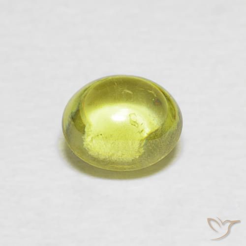 0.69ct Natural Warm Forest Green Sphene, Oval, Transparent