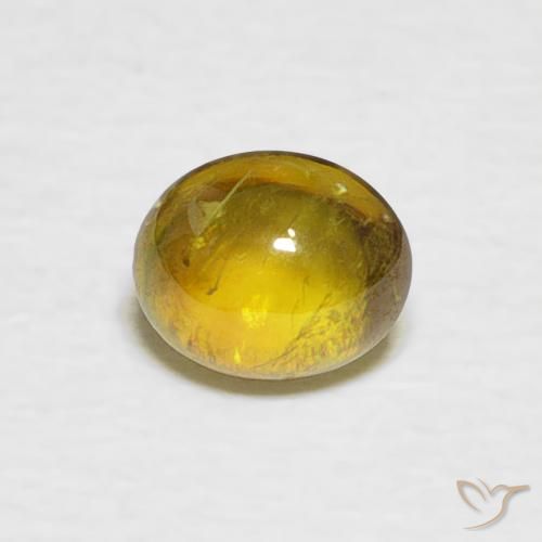 0.69ct Natural Medium Brown Sphene, Oval, Transparent
