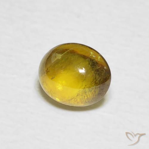 0.69 ct Brown Sphene Stone, Natural Sphene in Oval Cabochon Shape for Sale