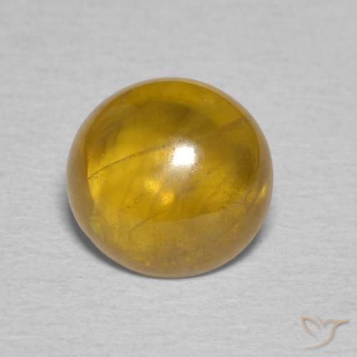 2.08ct Natural Gold Sphene, Oval, Transparent