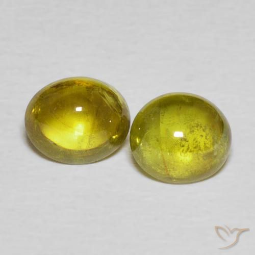 2.26ctw Natural Deep Golden Brown Sphene, Oval, Transparent