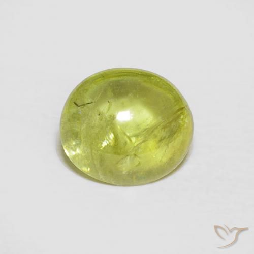 1.75ct Natural Medium Green Sphene, Oval, Transparent