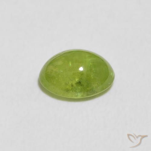 Sphene Gemstone in 6.2 x 4.9 mm Size for Sale, Sphene Stone in Light Green Color