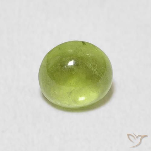 0.69ct Natural Bright Green Sphene, Oval, Transparent