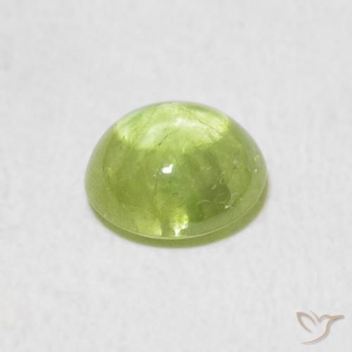 Sphene Gemstone in 6.7 x 6.5 mm Size for Sale, Sphene Stone in Light Green Color