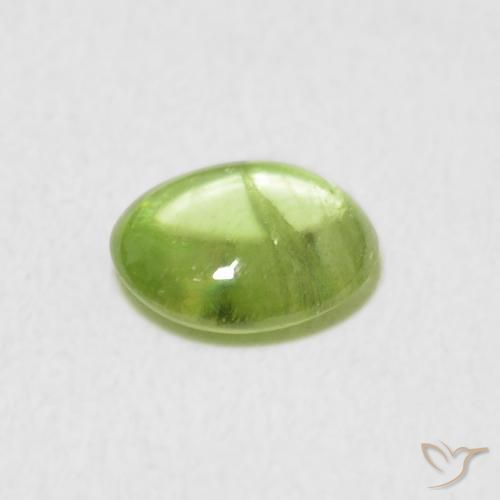 Sphene Gemstone in 6.9 x 5.8 mm Size for Sale, Sphene Stone in Light Green Color