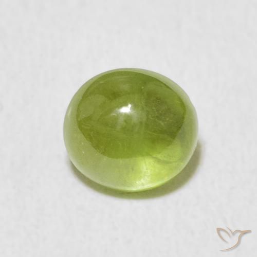 1.64ct Natural Lively Green Sphene, Oval, Transparent