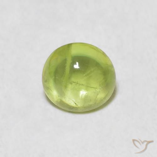1.17ct Natural Lively Yellowish Green Sphene, Oval, Transparent