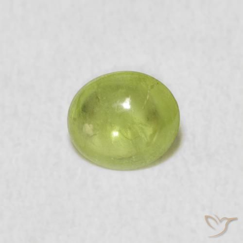 0.68ct Natural Lime Green Sphene, Oval, Transparent