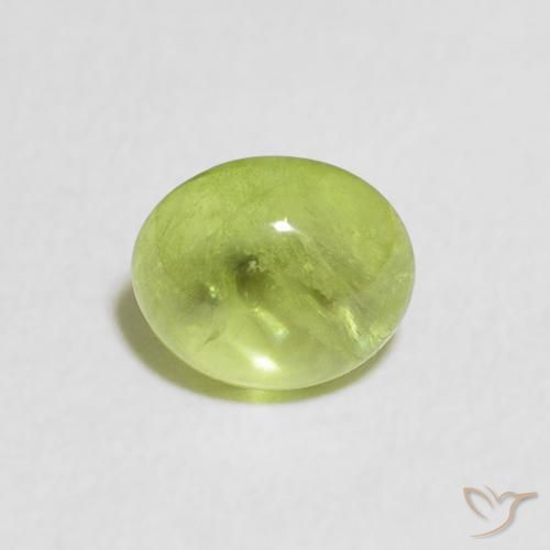 1.07ct Natural Lively Yellowish Green Sphene, Oval, Transparent