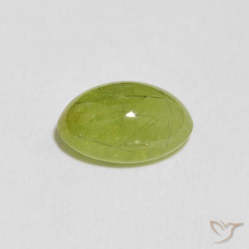 Sphene Gemstone in 8.5 x 5.9 mm Size for Sale, Sphene Stone in Olive Green Color