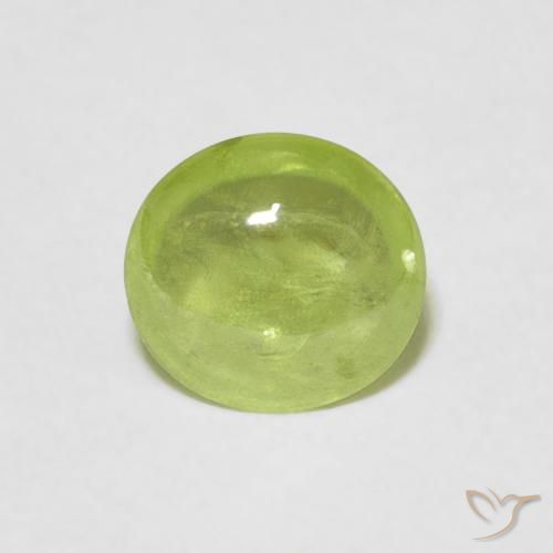 0.80ct Natural Lively Green Sphene, Oval, Transparent