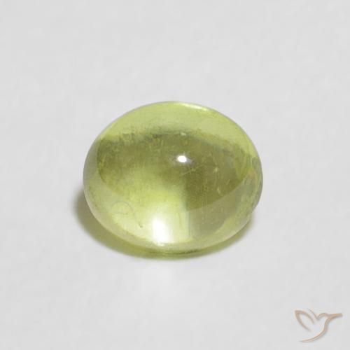 0.53ct Natural Lime Green Sphene, Oval, Transparent