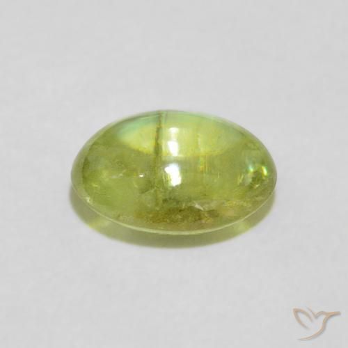 Sphene Gemstone in 8.2 x 6.3 mm Size for Sale, Sphene Stone in Light Green Color