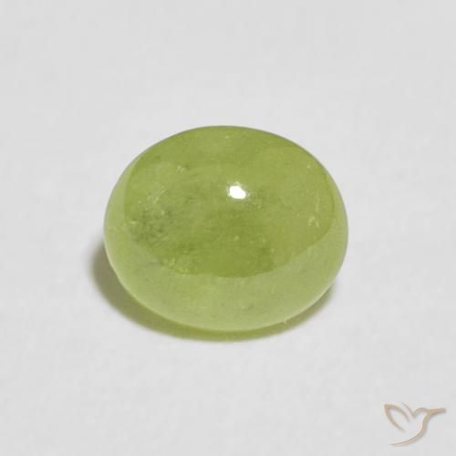 0.82ct Natural Lively Green Sphene, Oval, Transparent