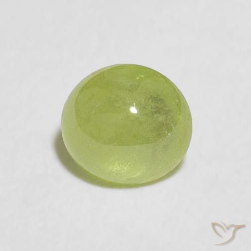 0.82ct Natural Lively Green Sphene, Oval, Transparent