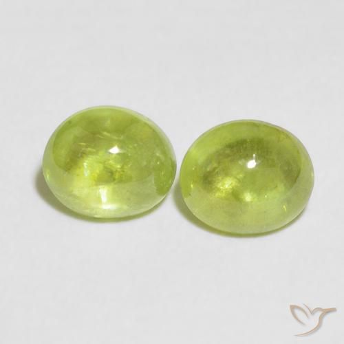 2.74ctw Natural Lively Green Sphene, Oval, Transparent