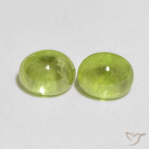 2.73ctw Natural Medium Green Sphene, Oval, Transparent