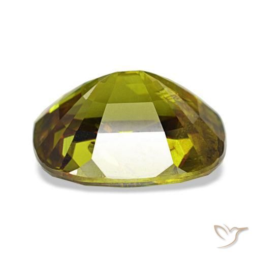 Sphene Gemstone in 10.4 x 9 mm Size for Sale, Sphene Stone in Medium Green Color