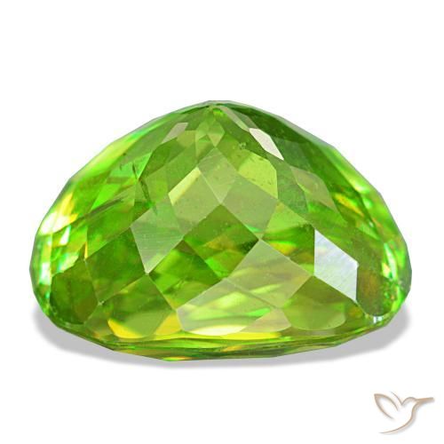 Sphene Gemstone in 12.6 x 10 mm Size for Sale, Sphene Stone in Medium Light-Green Color