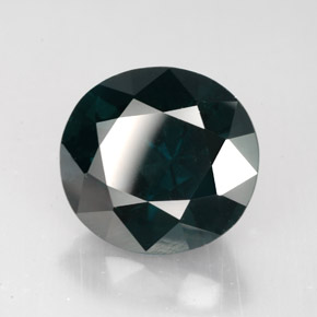 5.61 ct Green Spinel Stone, Natural Spinel in Oval Facet Shape for Sale
