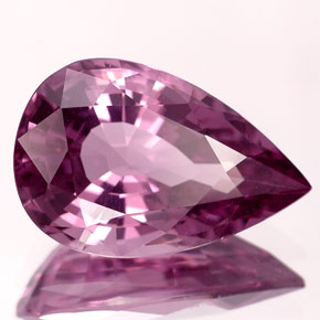 4.66 ct Violet Spinel Stone, Natural Spinel in Pear Facet Shape for Sale