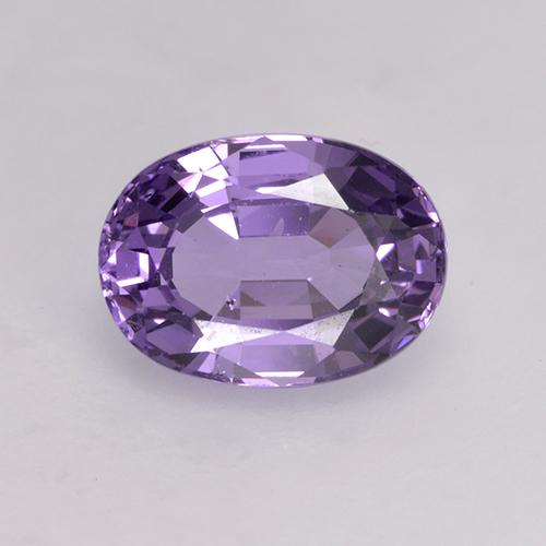 Bright Grape Violet Шпинель Камень - 1.2ct Фасетный Овал (ID: 127499)