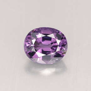 0.82 ct Violet Spinel Gemstone, Spinel Gem in Oval Facet Shape for Sale.