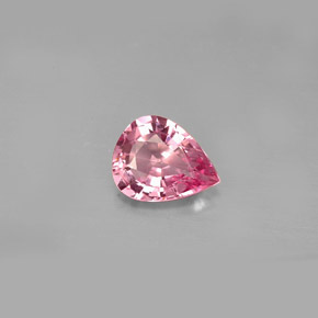 1.27 ct Pink Spinel Gemstone, Spinel Gem in Pear Facet Shape for Sale.