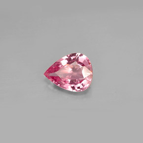 1.27 ct Pink Spinel Stone, Natural Spinel in Pear Facet Shape for Sale