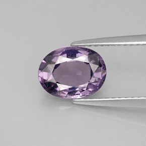 2.00 ct Violet Spinel Gemstone, Spinel Gem in Oval Facet Shape for Sale.