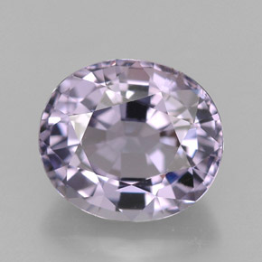 2.22 ct Violet Spinel Gemstone, Spinel Gem in Oval Facet Shape for Sale.