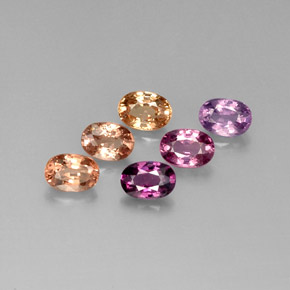 4.39 ct Multicolor Spinel Gemstone, Spinel Gem in Oval Facet Shape for Sale.
