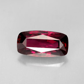 2.37 ct Red Spinel Gemstone, Spinel Gem in Cushion-Cut Shape for Sale.