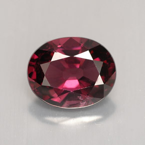 2.23 ct Red Spinel Gemstone, Spinel Gem in Oval Facet Shape for Sale.