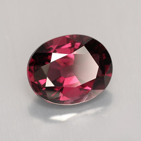 2.23 ct Red Spinel Stone, Natural Spinel in Oval Facet Shape for Sale