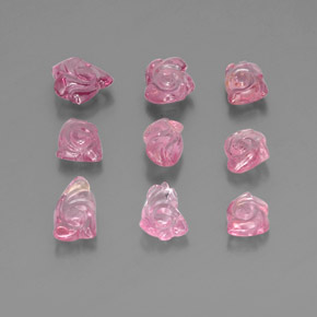 Spinel Gemstone in 7 x 5.3 mm Size for Sale, Spinel Stone in Rose Pink Color